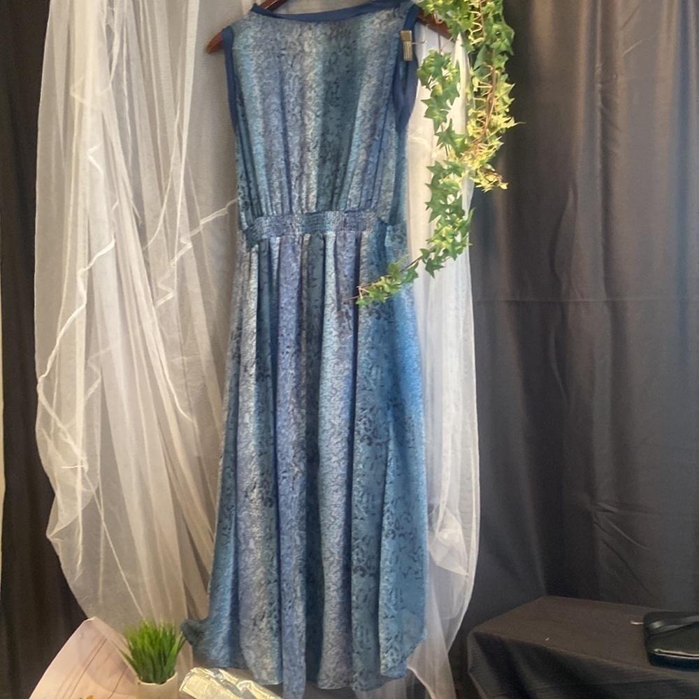 Mystree Boho Layered Maxi Silky Dress - Picture 9 of 10